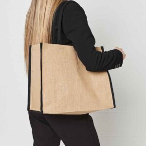 Brand Lab Jute Tipped Shopper