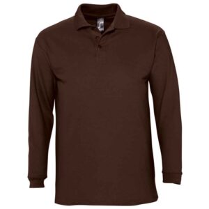 SOL'S Winter II Long Sleeve Cotton Pique Polo Shirt