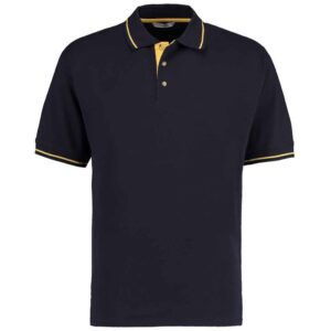 Kustom Kit St Mellion Tipped Cotton Pique Polo Shirt
