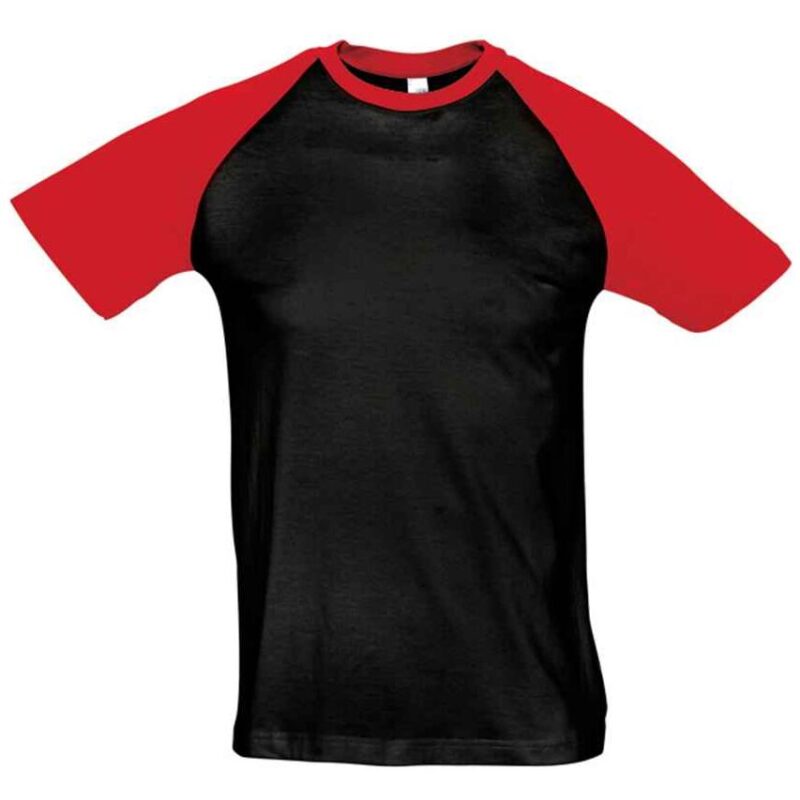 SOL'S Funky Contrast Baseball T-Shirt