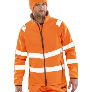 Result Recycled Printable Safety Soft Shell Jacket