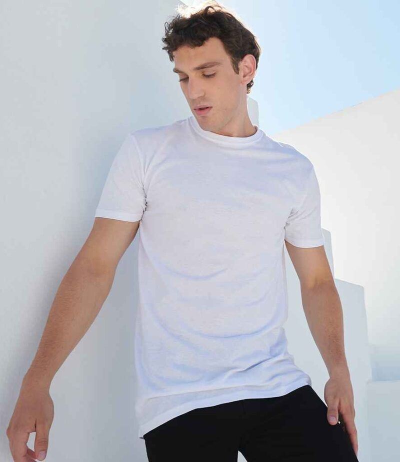 SF Clothing Longline Dipped Hem T-Shirt