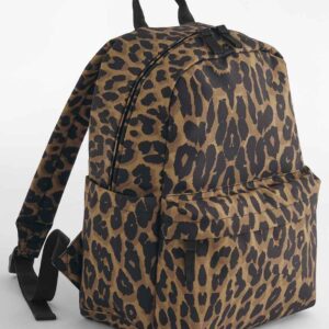 BagBase Leopard Print Mini Backpack