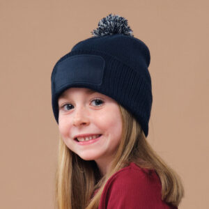 Beechfield Kids Snowstar Patch Beanie
