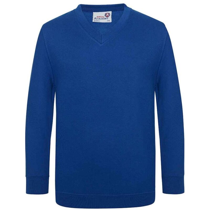 AWDis Academy Kids V Neck Sweatshirt
