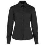Kustom Kit Ladies Long Sleeve Tailored Business Shirt