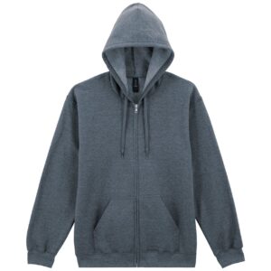 Gildan SoftStyle Midweight Full Zip Hooded Sweatshirt
