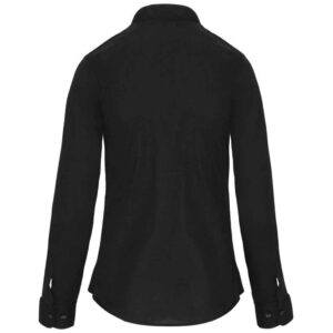 Kariban Ladies Long Sleeve Mandarin Collar Shirt