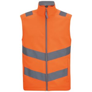 Regatta High Visibility Pro Contract Ablaze Soft Shell Bodywarmer