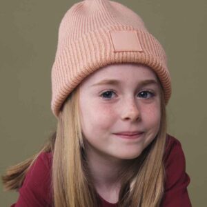 Beechfield Kids Deep Cuffed Tonal Patch Beanie