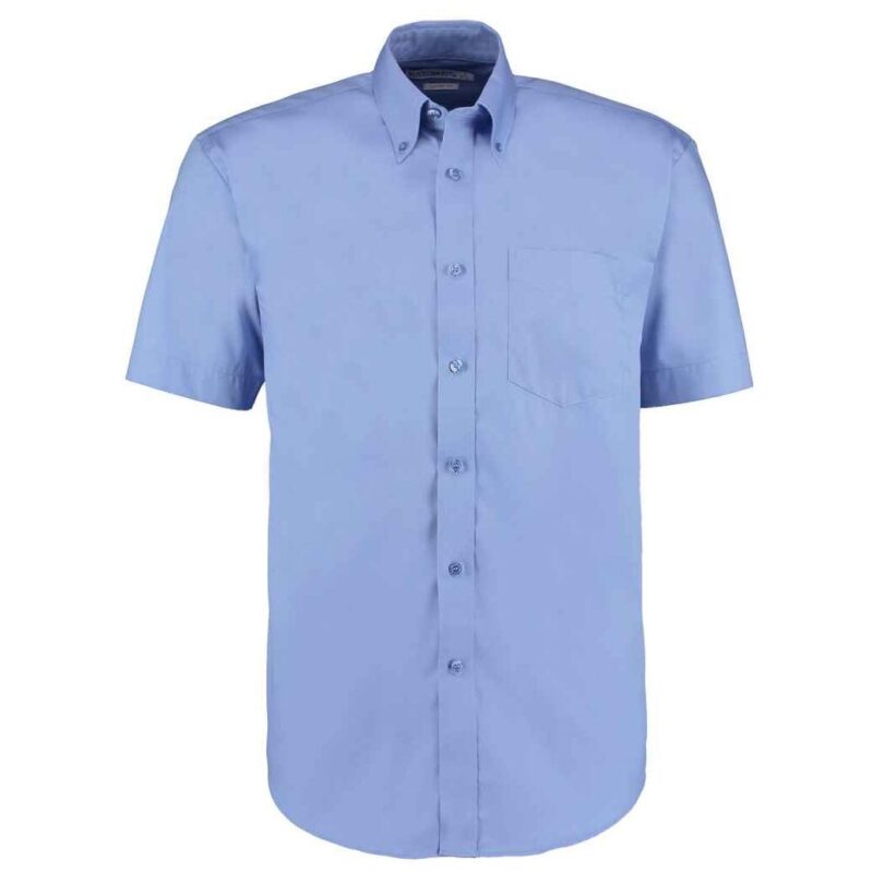 Kustom Kit Premium Short Sleeve Classic Fit Oxford Shirt
