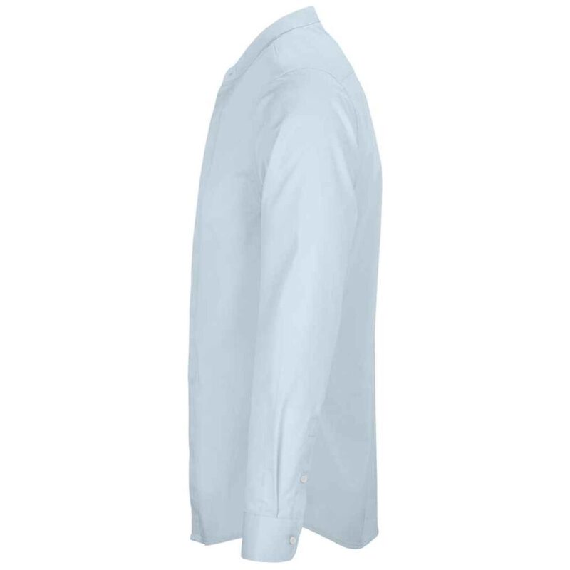 NEOBLU Bart Mao Collar Long Sleeve Poplin Shirt