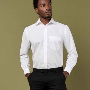 Kustom Kit Long Sleeve Classic Fit Business Shirt
