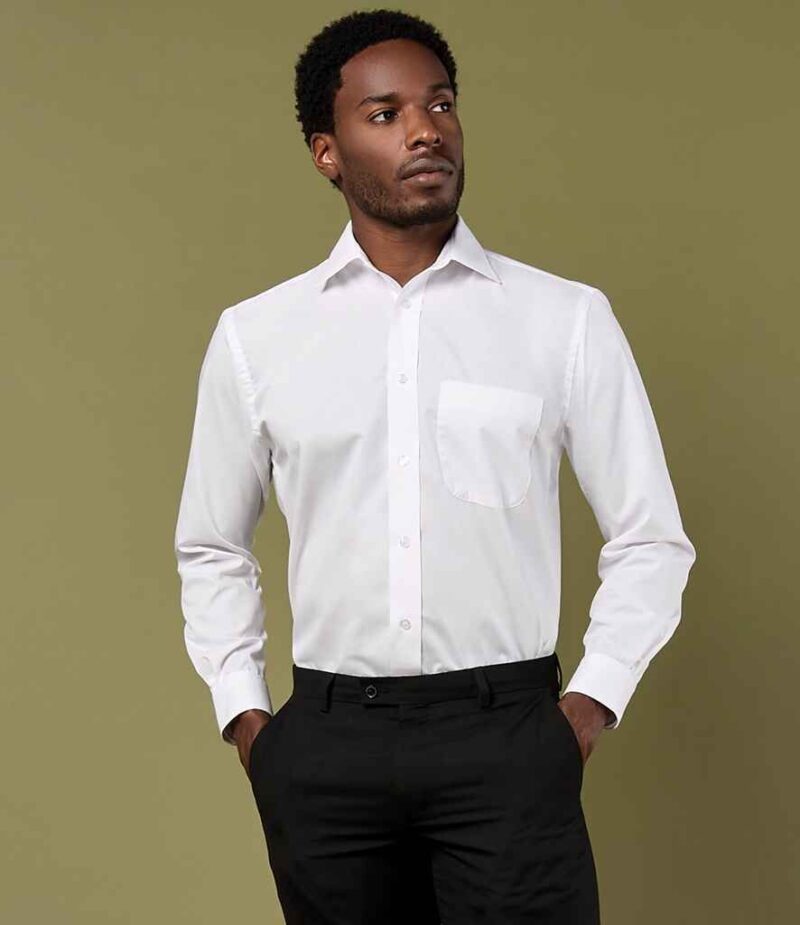 Kustom Kit Long Sleeve Classic Fit Business Shirt