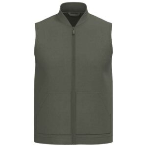 Native Spirit Unisex Twill Bodywarmer with Varsity Collar