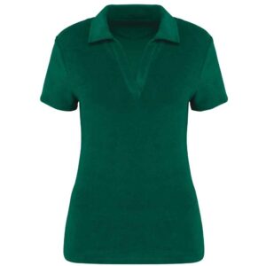 Native Spirit Ladies Terry Towel Polo Shirt