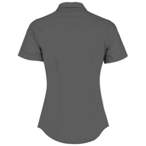 Kustom Kit Ladies Short Sleeve Tailored Poplin Shirt
