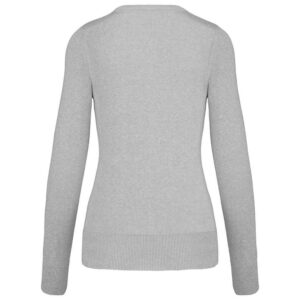 Kariban Ladies Cotton Acrylic V Neck Sweater