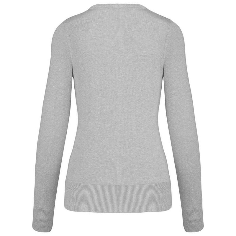Kariban Ladies Cotton Acrylic V Neck Sweater
