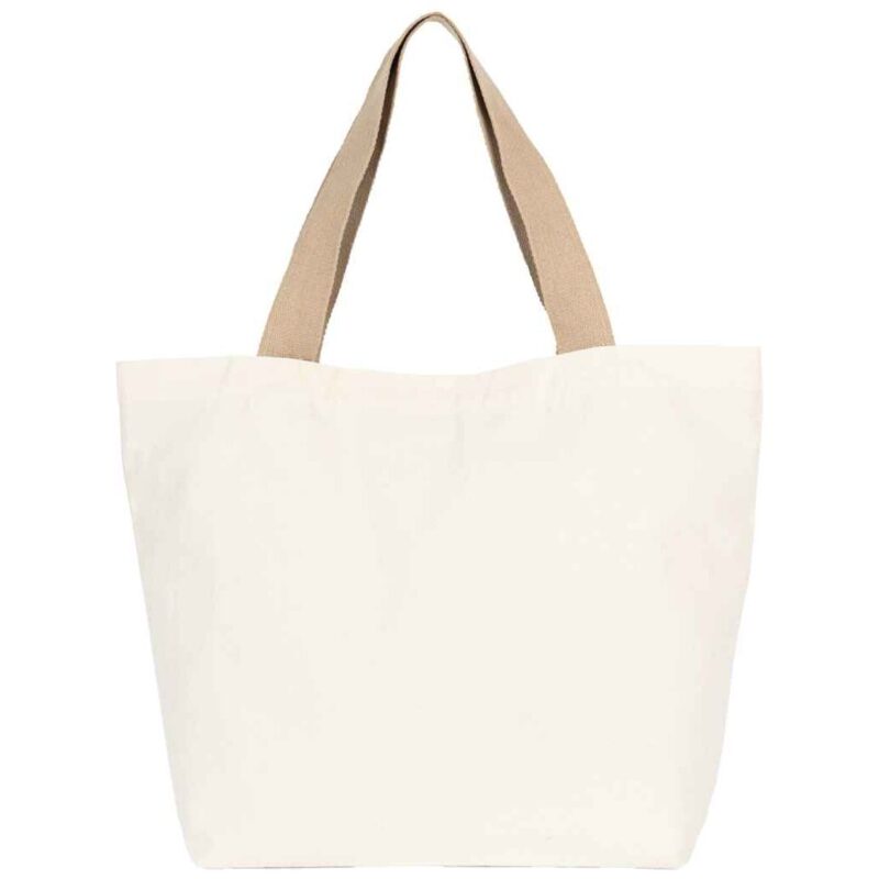 Kimood Large Recycled Flat-Bottom Shopping Bag