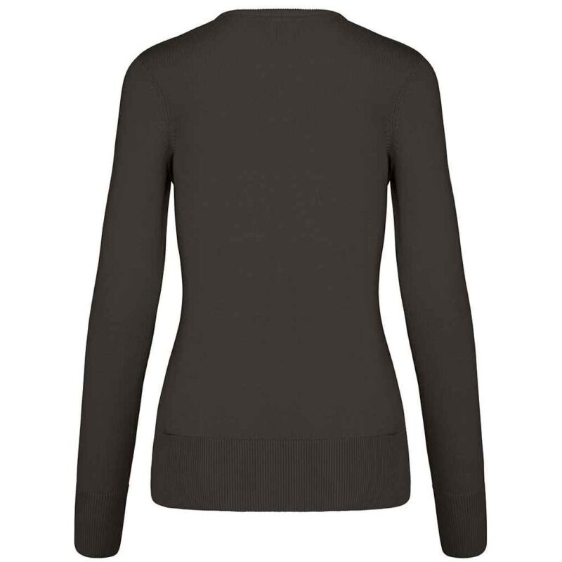 Kariban Ladies Cotton Acrylic V Neck Sweater