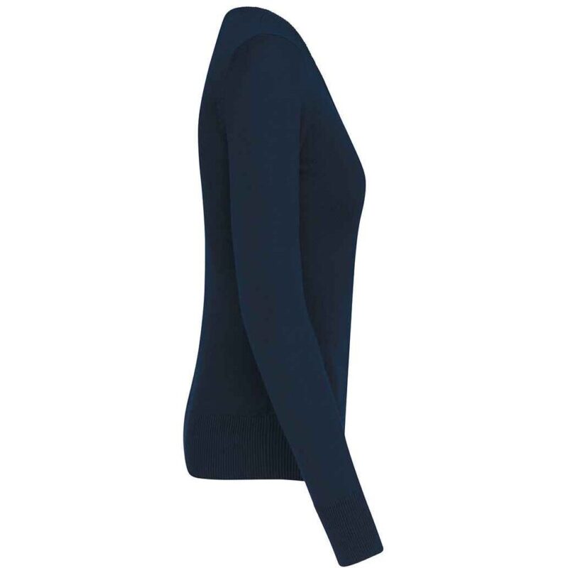 Kariban Ladies Cotton Acrylic V Neck Sweater