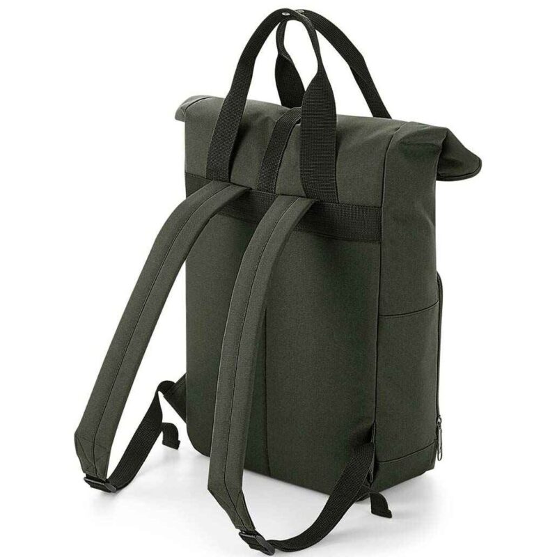 BagBase Recycled Twin Handle Roll-Top Backpack