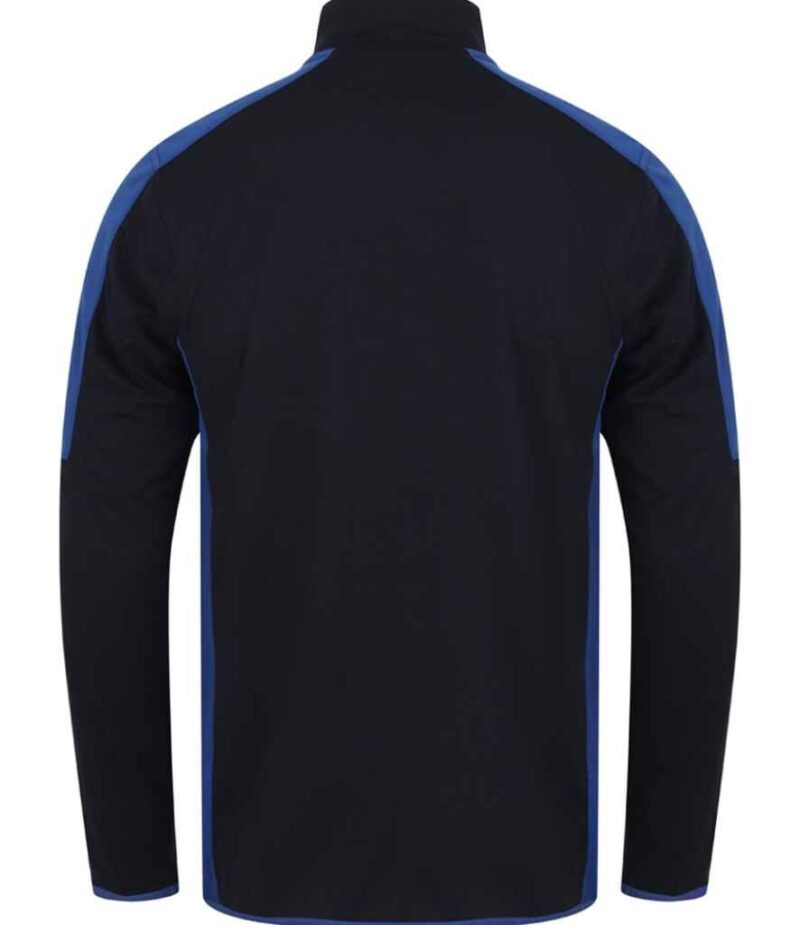 Finden + Hales Contrast Zip Neck Midlayer Top
