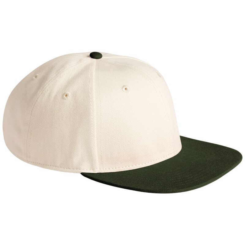 Beechfield Contrast Flat Peak 6 Panel Cap
