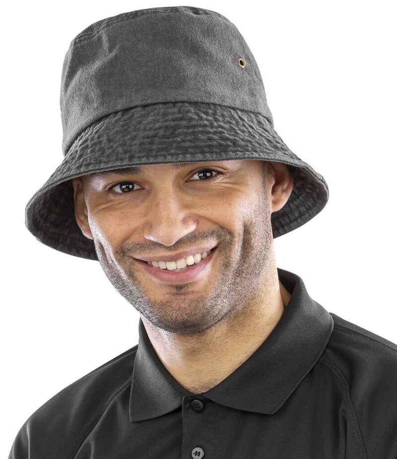Result Cotton Vintage Bucket Hat