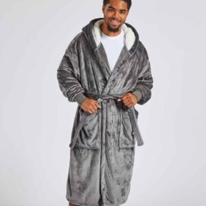 Brand Lab Unisex Hooded Cuffed Robe