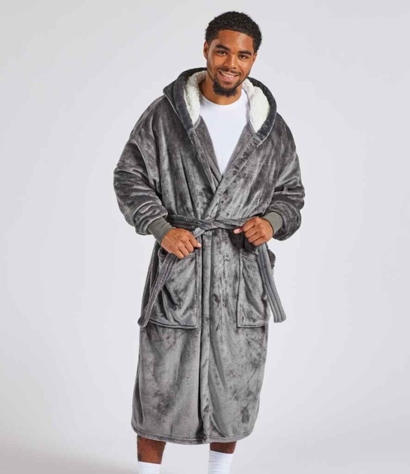 Brand Lab Unisex Hooded Cuffed Robe