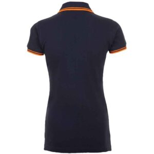 SOL'S Ladies Pasadena Tipped Cotton Pique Polo Shirt