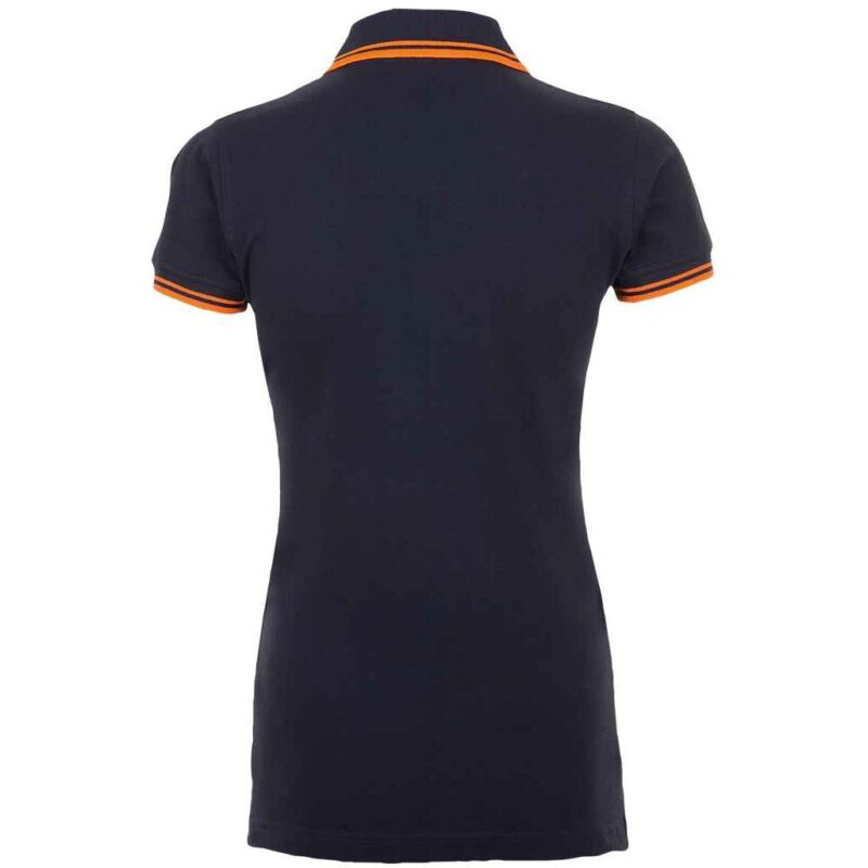 SOL'S Ladies Pasadena Tipped Cotton Pique Polo Shirt