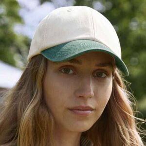 Beechfield Contrast Peak Low Profile Vintage Cap