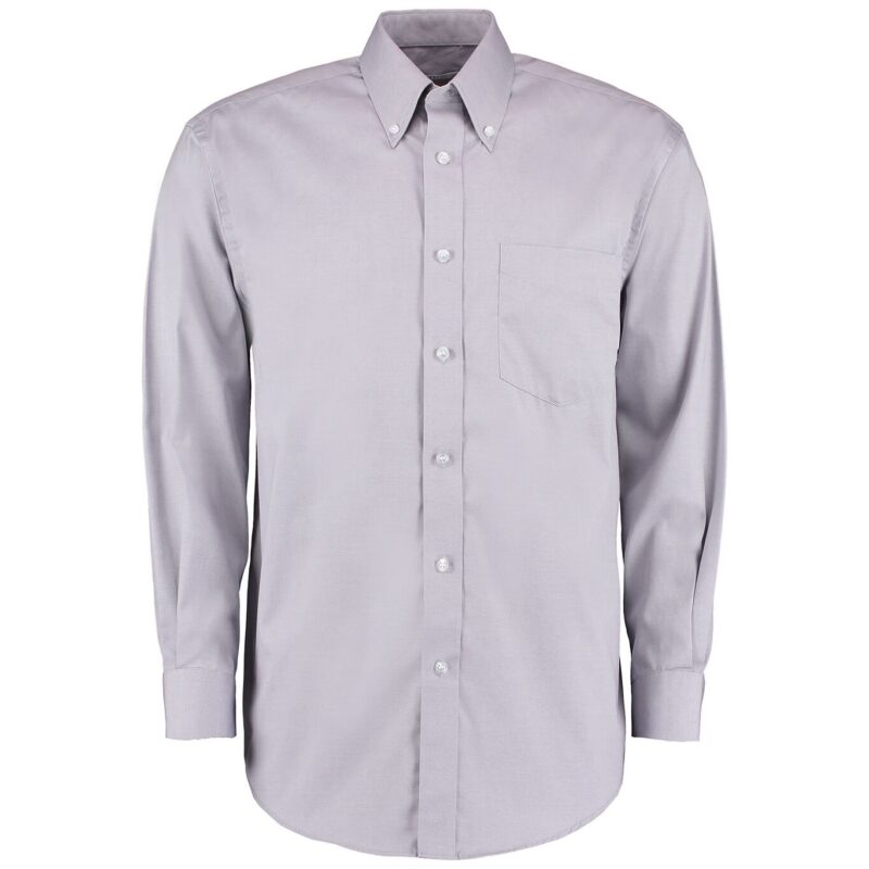 Kustom Kit Premium Long Sleeve Classic Fit Oxford Shirt