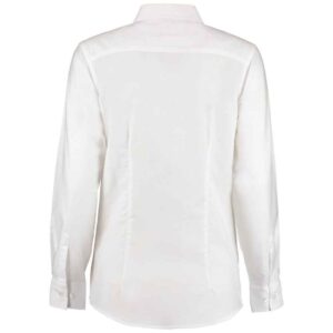 Kustom Kit Ladies Long Sleeve Tailored Workwear Oxford Shirt