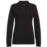 Brook Taverner Ladies Anna Long Sleeve Polo Shirt