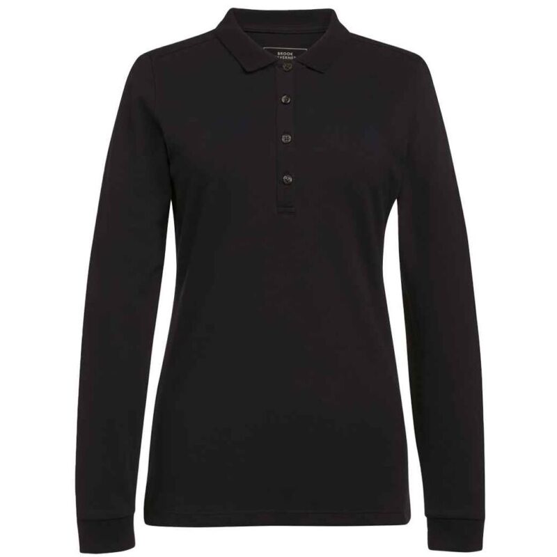 Brook Taverner Ladies Anna Long Sleeve Polo Shirt