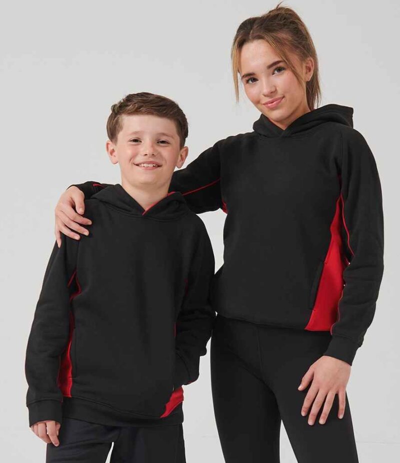 Finden + Hales Kids Contrast Hooded Sweatshirt