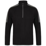 Finden + Hales Contrast Zip Neck Midlayer Top
