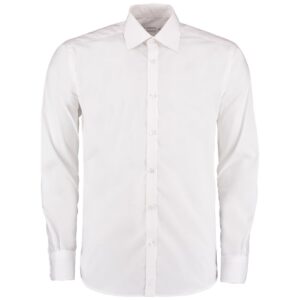 Kustom Kit Long Sleeve Slim Fit Business Shirt
