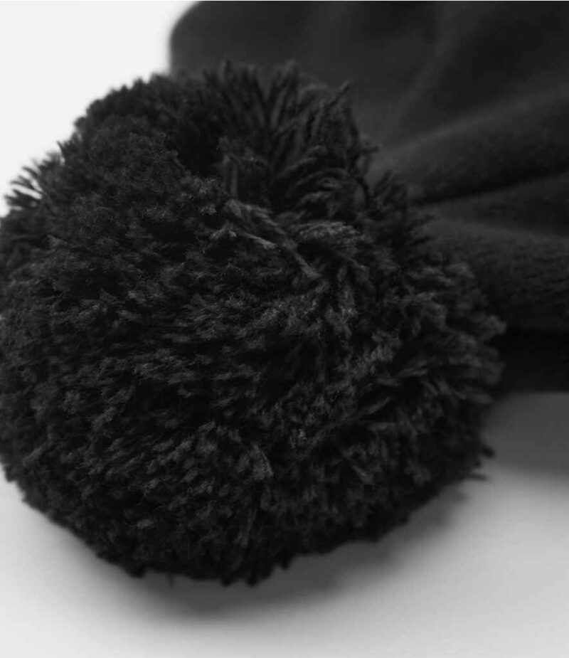 Beechfield Applique Patch Pom Beanie
