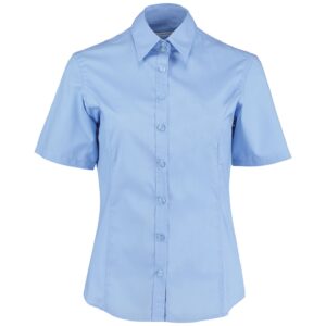 Kustom Kit Ladies Short Sleeve Tailored Business Shirt