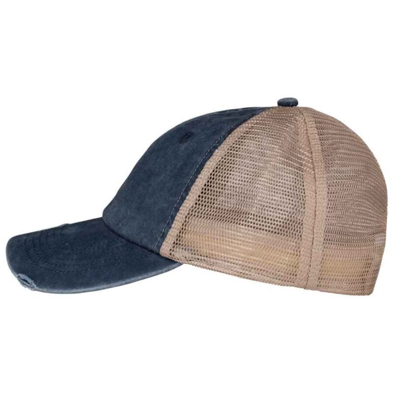 Native Spirit Washed Trucker Destroy Cap