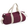 Burgundy/Off White