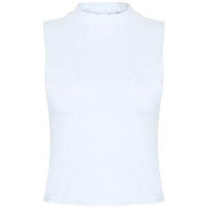 SF Clothing Ladies High Neck Crop Vest