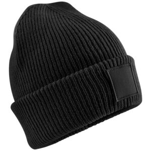 Beechfield Kids Deep Cuffed Tonal Patch Beanie
