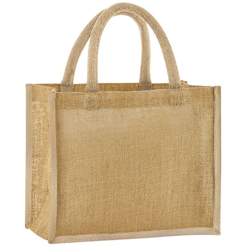 Westford Mill Natural Starched Jute Midi Tote Bag