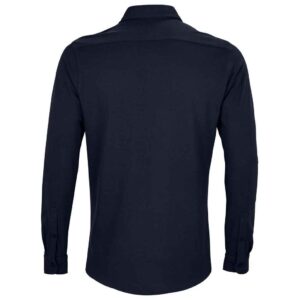 NEOBLU Basile Organic Cotton Long Sleeve Pique Shirt